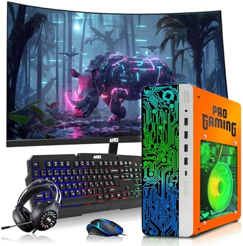 HP G4 Gaming PC, AMD Ryzen 3 Pro, 16GB RAM, 256GB SSD + 2x500GB HDD Win 11 by Amazon+Renewed