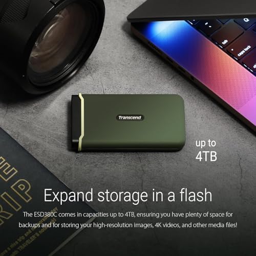 Transcend 1TB ESD380C Portable SSD Up to 2000MB/s Shock-Resistant, Type C - Image 6
