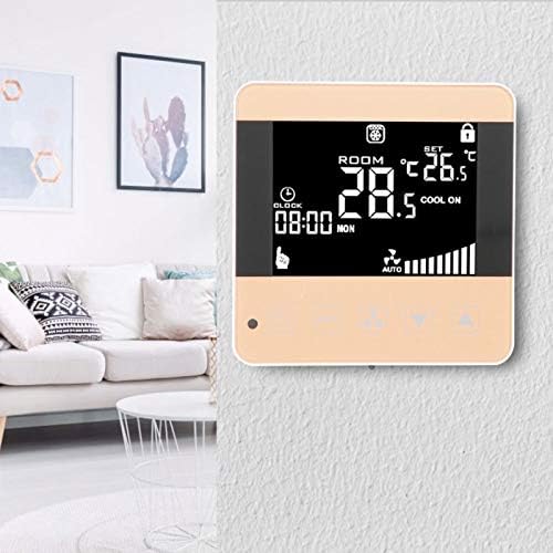 WiFi Thermostat Fan Coil Thermostat AC90-240V Smart Digital Central Air Conditioner Temperature Controller LCD Display Fan Coil Unit (WiFi Type) - Image 5