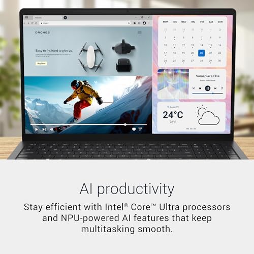 Dell 15.6 Laptop, FHD, Intel Core Ultra 5 225U, 16GB RAM, Windows 11 Home - Image 4