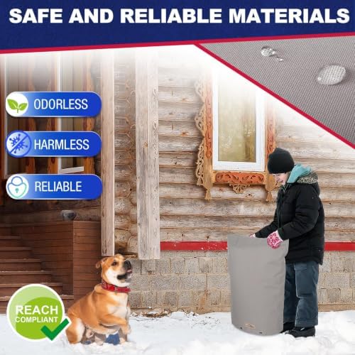 Insulated Backflow Preventer Cover, 24W x 30H in, Gray - Image 6