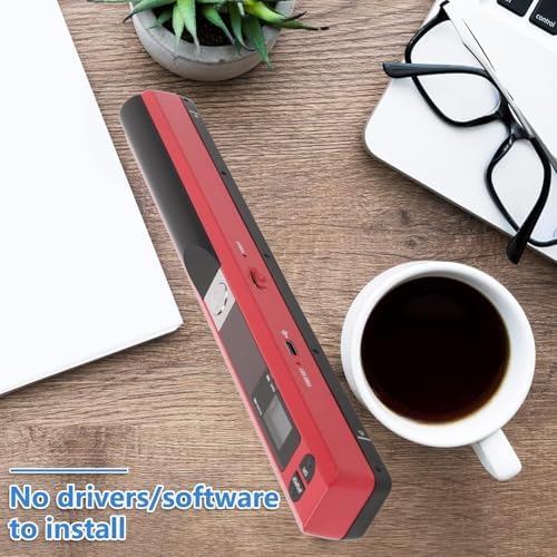 Fafeicy Handheld Image Scanner, 900DPI Portable Document Scanner for Photos - Image 2