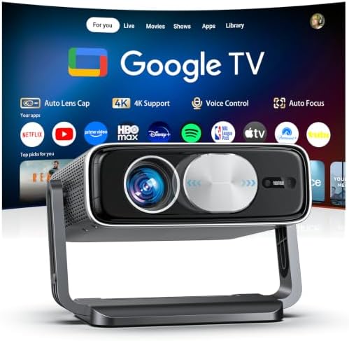 [Bundled with Google TV Stick] Smart Projector with WiFi and Bluetooth by Unknown