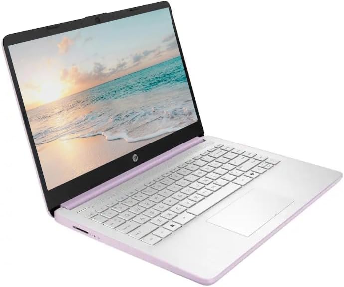 HP 14" Business Laptop Computer with 1-Year Office 365, Intel Quad-Core N150 Processor, 4GB RAM 384GB Storage (128GB UFS+256GB SD Card), Windows 11 Home, PLUSERA Earphones, Honey Lavender - Image 2