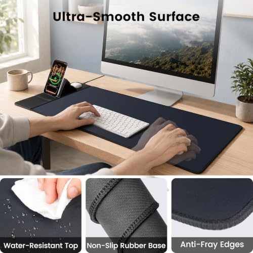 3-in-1 Magnetic Wireless Charging Mouse Pad, Foldable Phone Stand - Image 6