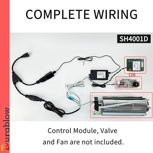 Durablow SH4001D On/Off Dual WiFi (2.4G+5G) Gas Fireplace Valve + Blower Remote Control, Smart Home, Work with Alexa, Google Home, SmartThings, Siri, On/Off + Timer +Programmable + Blower Fan Control - Image 2