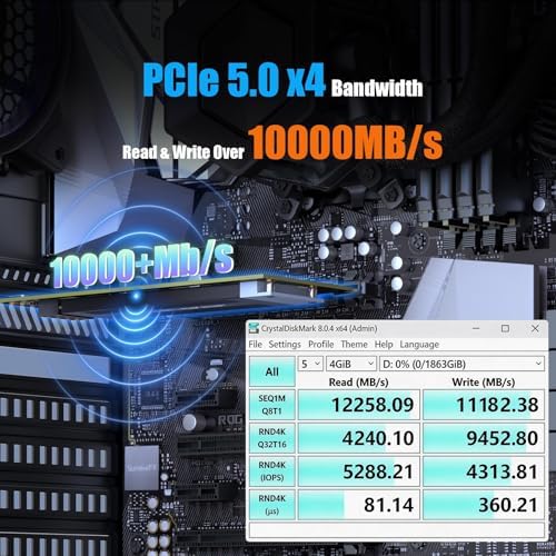 GLOTRENDS M14 E1.S to PCIe 5.0 X4 Adapter Card for EDSFF NVMe SSD - Image 4