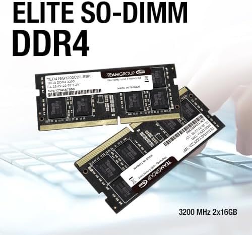 TEAMGROUP Elite DDR4 16GB Single 3200MHz PC4-25600 CL22 (2933MHz or 2666MHz) Unbuffered Non-ECC 1.2V SODIMM 260-Pin Laptop Memory Module Ram Upgrade -TED416G3200C22-S01 - Image 5