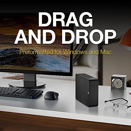Seagate Expansion STKP6000400 6 TB Desktop Hard Drive - External - Black, 7" x 1.6" x 4.9" - Image 6