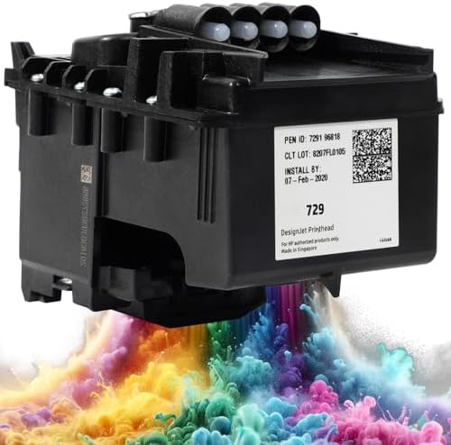 729 Printhead for hp DesignJet T830 MFP & T730 Large Format Plotter Printers,729 Printhead Replacement Kit by NeoKaleido