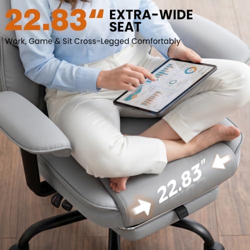 Office Chair, Desk Chair with Soft Adjustable Armrests - Image 5