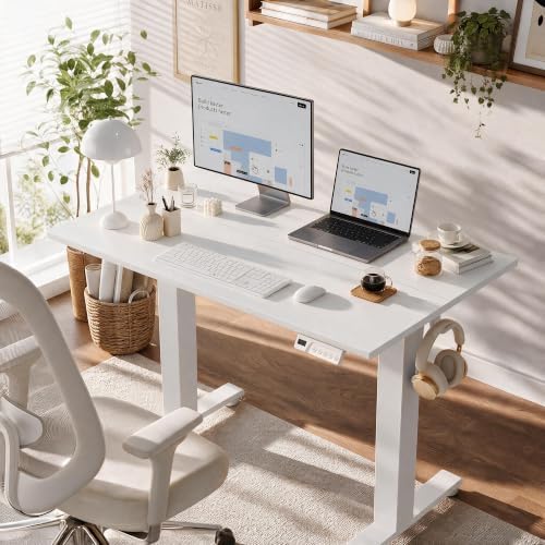 Claiks 40 x 24 Inch Super White Electric Standing Desk - Image 2