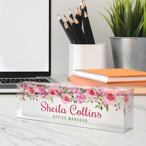 Custom Name Plate for Desk, Employee Appreciation Gifts, Office Decor - Image 3