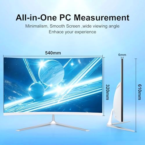 23.8inch Curved Screen All-in-One Computer Ultra-Thin Design for Work&Study - Image 7