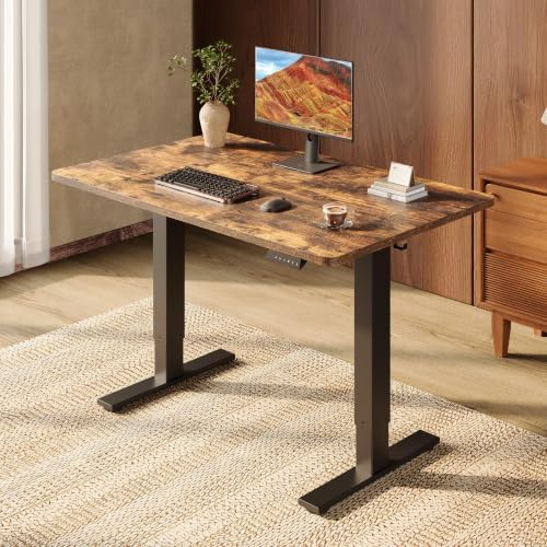 SANODESK One-Piece 48 x 24'' Electric Height Adjustable Standing Desk by sanodesk