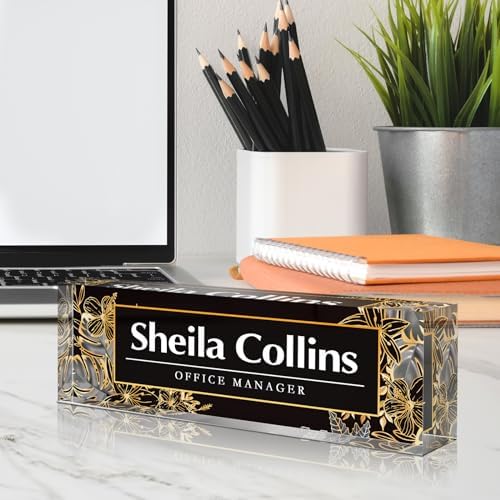 Custom Name Plate for Desk, Employee Appreciation Gifts, Office Decor - Image 3