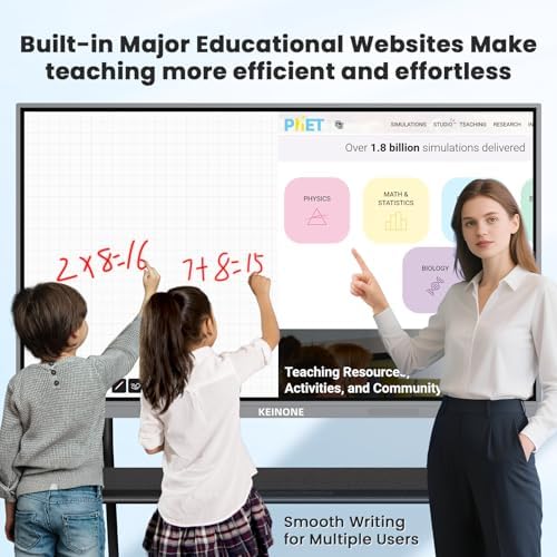 55'' 4k Smart Board Touchscreen Interactive Whiteboard for Classroom Office - Image 5