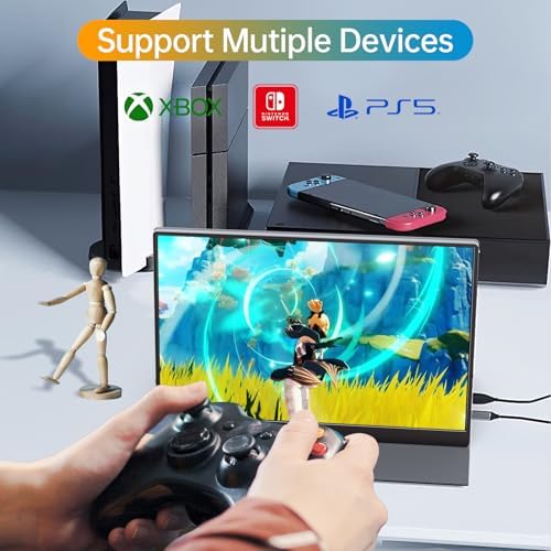 Anyuse 16" QHD USB-C HDMI HDR Portable Monitor - Image 3