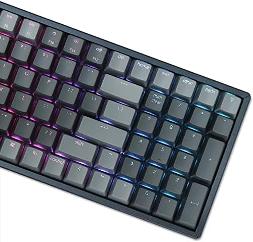 Keychron K4 Wireless Bluetooth/USB Wired Gaming Mechanical Keyboard, Compact 100 Keys 96% Layout RGB LED Backlit Gateron G Pro Blue Switch N-Key Rollover, Aluminum Frame for Mac Windows, Version 2 - Image 3
