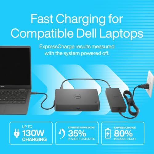 Dell WD19S Docking Station Dual Monitor - 180W USB-C Dock, HDMI DisplayPort - Image 4