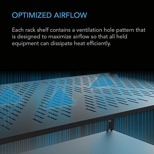 AC Infinity Vented Rack Shelf 1U, 10" Deep for 19" Servers & Racks - Image 5