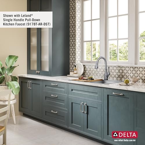 DELTA FAUCET 95A932-30S-SS Lorelai Workstation Kitchen Sink Drop-in Top Mount Stainless Steel Single Bowl with WorkFlow Ledge and Chef’s Kit of 5 Accessories - Image 2