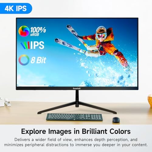 Gawfolk 27 Inch 4K Monitor IPS 60Hz, UHD 3840 x 2160p PC Monitors - Image 2