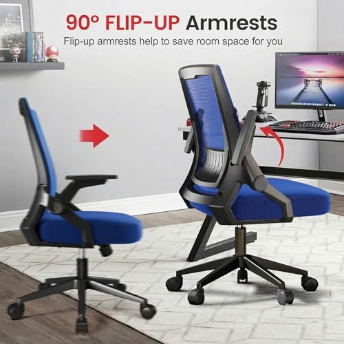 GTPLAYER Gaming Chair Racing Office Computer Ergonomic Video Game Chair Backrest and Seat Height Adjustable Swivel Recliner with Headrest and Lumbar Pillow Esports Chair Blue - Image 6