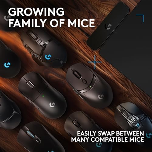 Logitech G POWERPLAY 2 Wireless Charging Mouse Pad - Black (Pack of 4) - Image 5