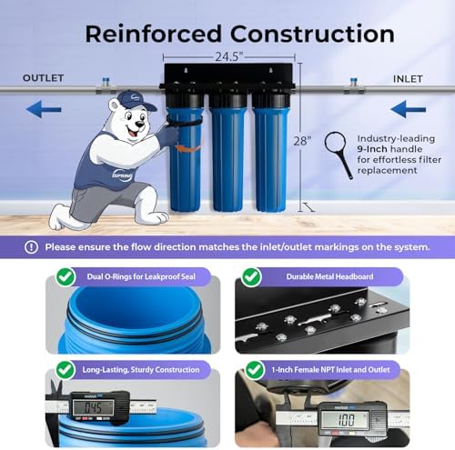 iSpring WGB32B-DS Anti-Scale Whole House Water Filter System - Image 4