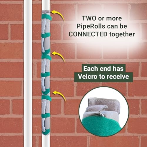 The Original Pipe Insulation (5°F) Winter Freeze Protection (UV-Coated) for Pipes, Pumps, Sprinkler Irrigation Valves & Backflow Preventers – 9W x 13.5L Roll - Image 3