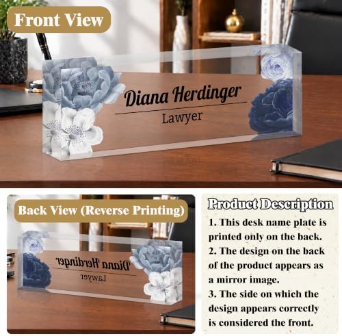 Ship Next Day Custom Name Plate for Desk, Desk Name Plate Personalized - Image 4