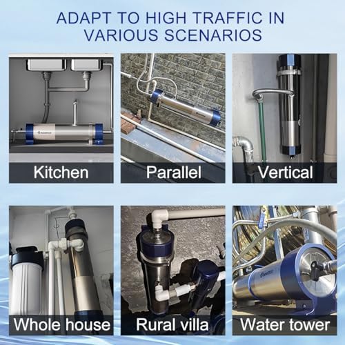 Wheelton Under Sink Water Filter System, Ultrafiltration, Stainless Steel - Image 4