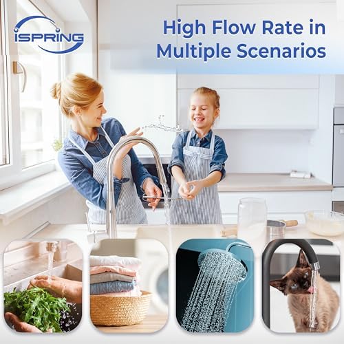 iSpring Whole House Water Filter System, Reduces Chlorine, Chloramine, Lead, Water Filter Lasts up to 5 Years, Model: WF1054 - Image 4