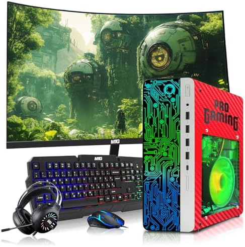 HP G4 Gaming PC, AMD Ryzen 3 Pro, 16GB RAM, 256GB SSD + 2x500GB HDD Win 11 by Amazon+Renewed