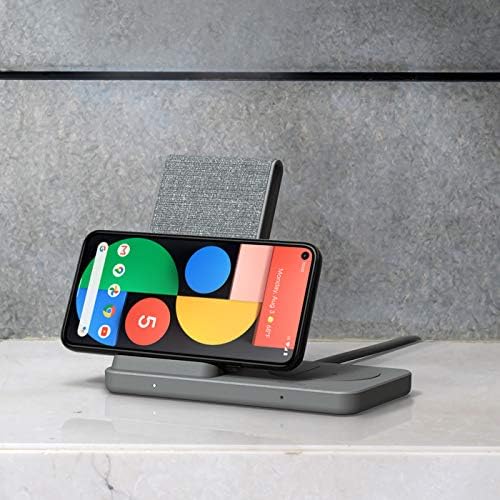 iOttie iON Wireless Duo CERTIFIED BY GOOGLE 15W Stand + 5W Pad Qi-Certified Charger | Compatible with Google, Google Pixel, Pixel Buds | Includes Power Cable & Adapter | Dark Grey - Image 6