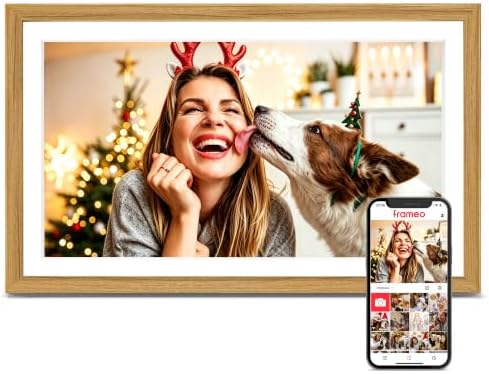 Frameo 15.6" Digital Picture Frame WiFi, Large Display Digital Photo Frame by Flyruit