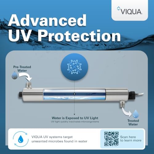 Viqua VH410-F12 Stainless Steel UV Water Filter System, 18 GPM Whole House - Image 6
