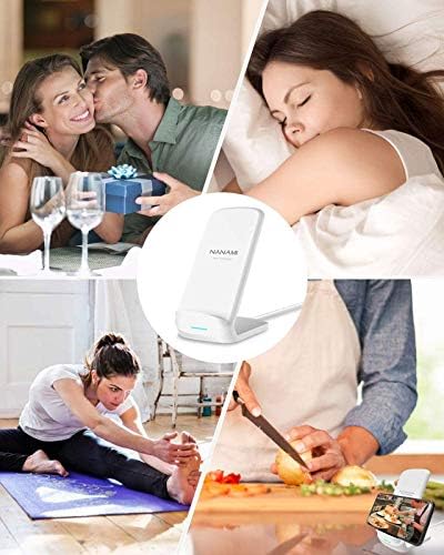NANAMI Upgraded Fast Wireless Charger, Wireless Charging Stand for iPhone 18 Pro/18 Pro Max/17/17 Air/16/16 Plus/16 Pro/15/14 & Phone Charger Dock for Samsung Galaxy S26/S25/S24/S24 Ultra/S23/S22 - Image 4