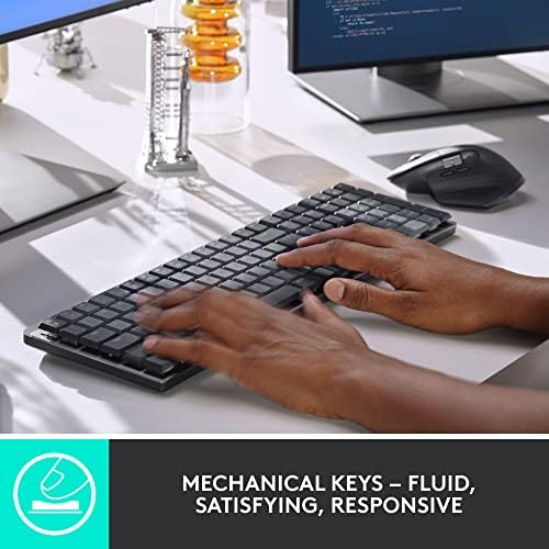 Logitech MX Mechanical Wireless Illuminated Performance Keyboard Clicky - Image 2