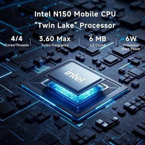 ASUS NUC 14 Essential Mini PC, Intel N150 Processor(4C/4T,Up to 3.6GHz)16GB DDR5 RAM & 512GB PCIe4 NVMe SSD Versatile Intel NUC Mini Computers, TypeC 3.2, 4K URD, BT5.3, WiFi6E, Win11 Pro preinstalled - Image 3