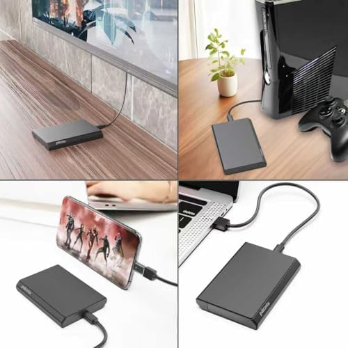 Ultra Slim Portable External Hard Drive USB3.0 HDD Storage 500GB for Xbox One X/S, Xbox 360, PS4, PC, Desktop, Laptop, MacBook, Chromebook - Image 5