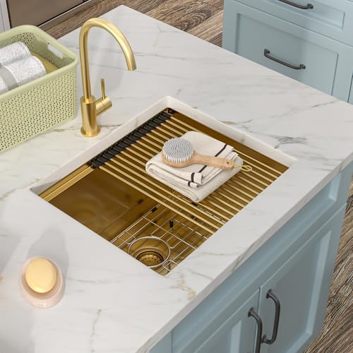 21"x18" Undermount Laundry Utility Sink Workstation - Image 2