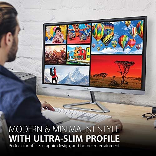 ViewSonic VX2776-SMHD 27 Inch 1080p Computer Monitor, IPS LED Display - Image 2