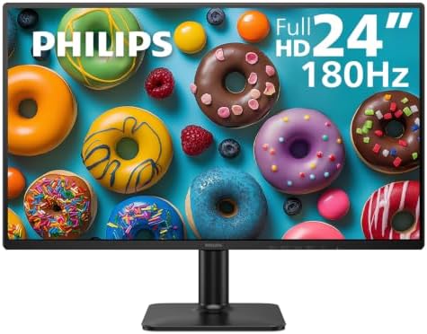 Philips 24" Gaming Monitor FHD 180Hz Overlocked IPS HDR10, 24E2G2200 by Unknown