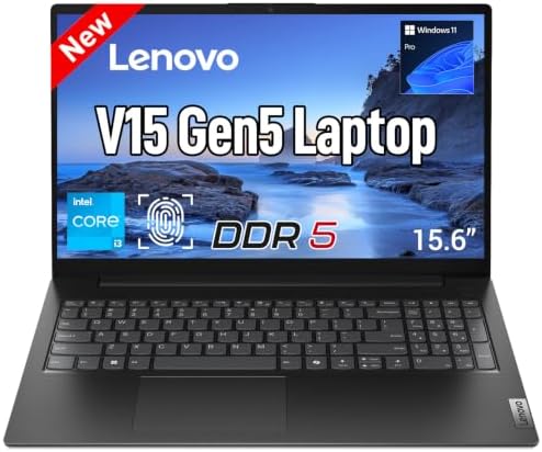 Lenovo V15 Gen 5 15.6" Business & Student Laptop, 12GB DDR5 RAM, 1TB SSD by LENOVO