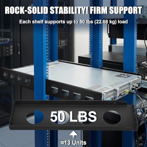 Lewtemi 8 Pcs 2U 2post Conversion Kit Rack Extender Compatible with 19 in - Image 5