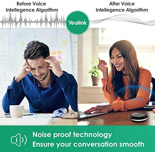 Yealink Bluetooth Speakerphone Conference Microphone Teams Certified CP700 USB Full Duplex Noise Reduction Algorithm Home Office 360° Voice Pickup (Package Without dongle) - Image 3