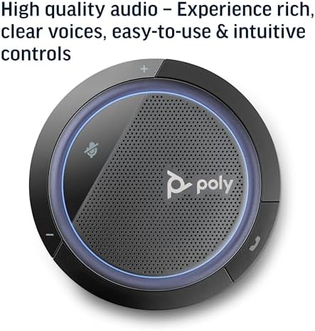 Poly Calisto 3200 Compatible with Microsoft Teams IP Conference Station VoIP Speakerphone, USB (214181-01) - Image 4