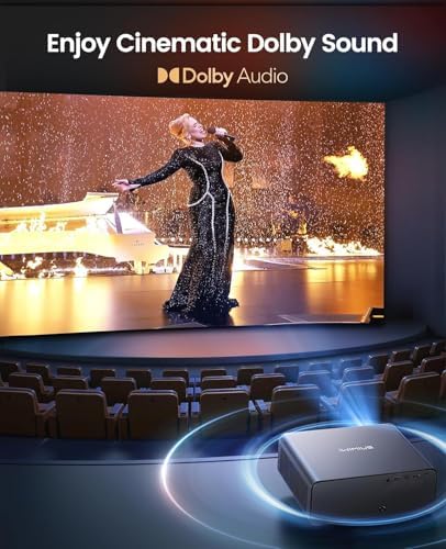 [Built-in Official App] Smart Projector with WiFi 6 & Bluetooth, 4K Support - Image 4